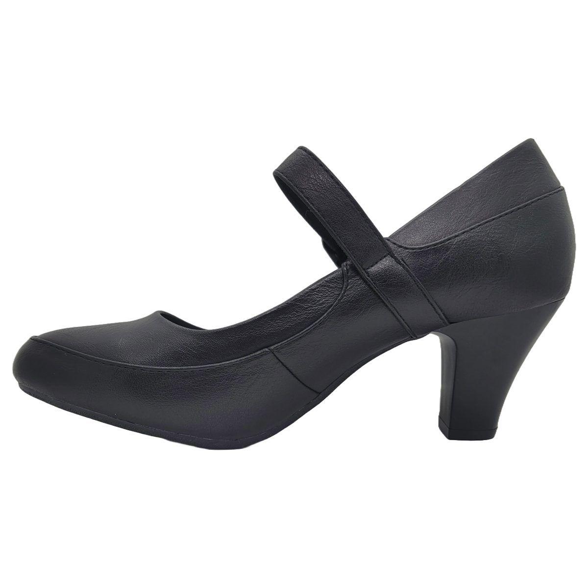 ZAPATOS DE TACÓN NEW WALK NEGROS | A30-11-90B-1