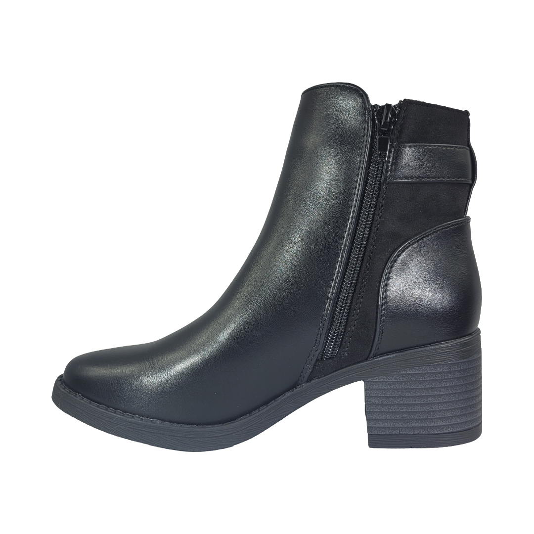 BOTINES NEW WALK NEGRO CASUAL MUJER | KWLA762512-90-3