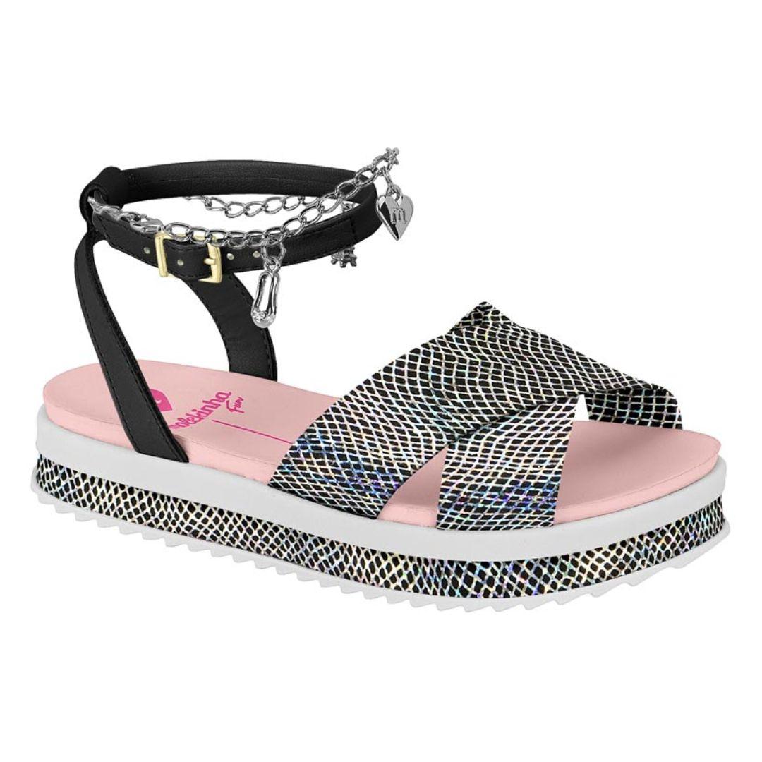 Sandalias Molekinha Negro Niñas 2305.1548.24802.86749-0