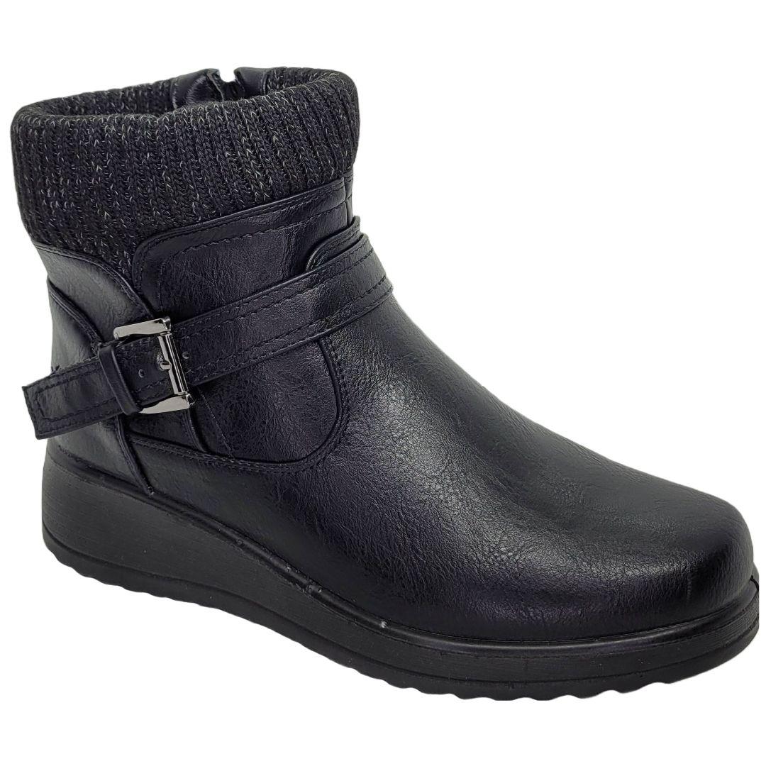 Botín New Walk Mujer Negro C52F6010-90-0