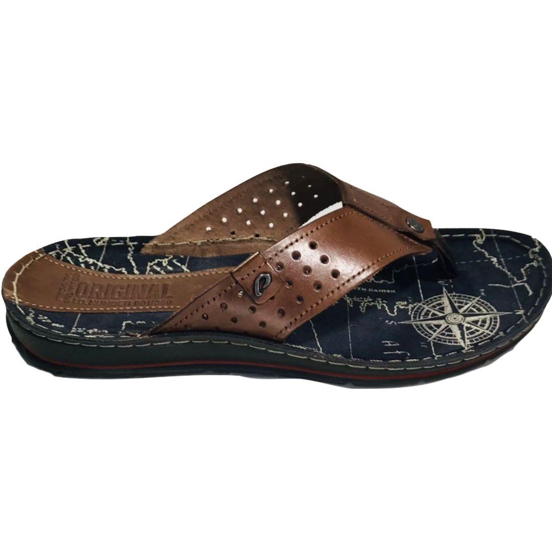 Sandalia de Cuero Pegada 132803-02-1