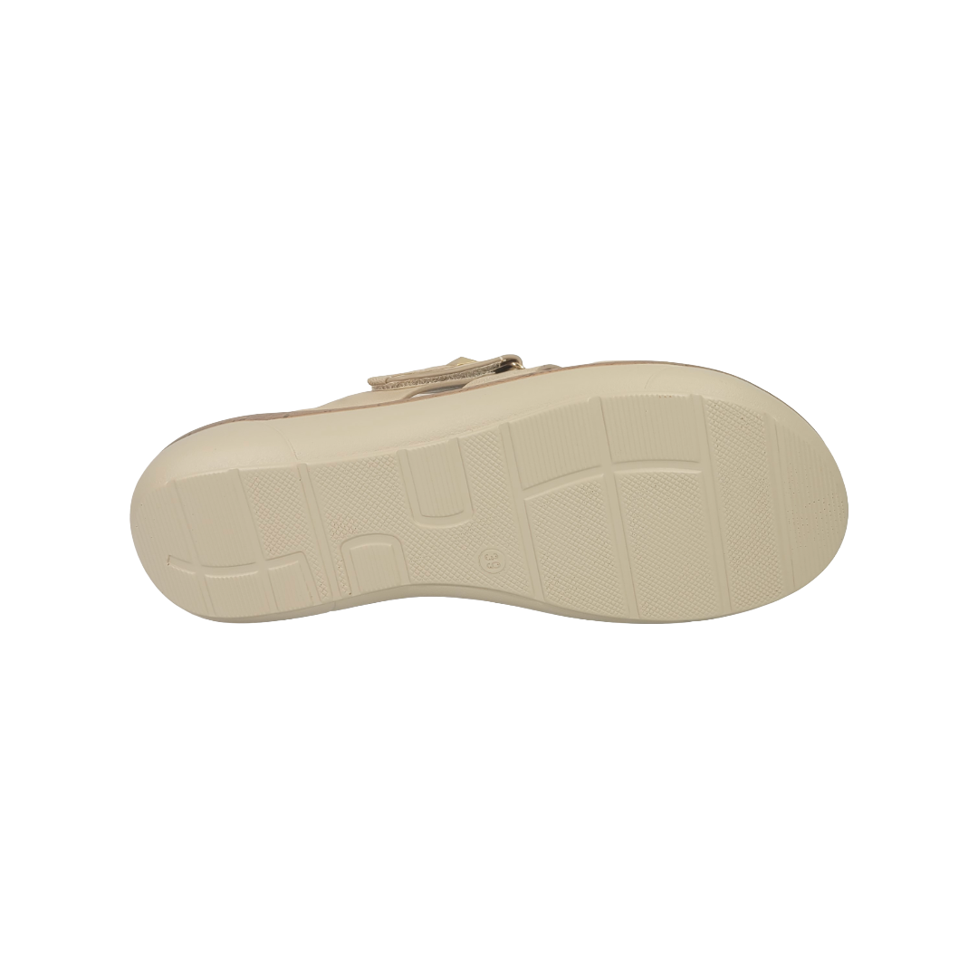 SANDALIAS BY PASS BEIGE MUJER Y6032-1A-4