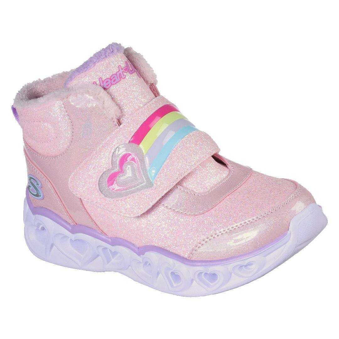 Botín Skechers Lights Heart Lights Brilliant Rainbow Niñas 302669L-PKLV-0
