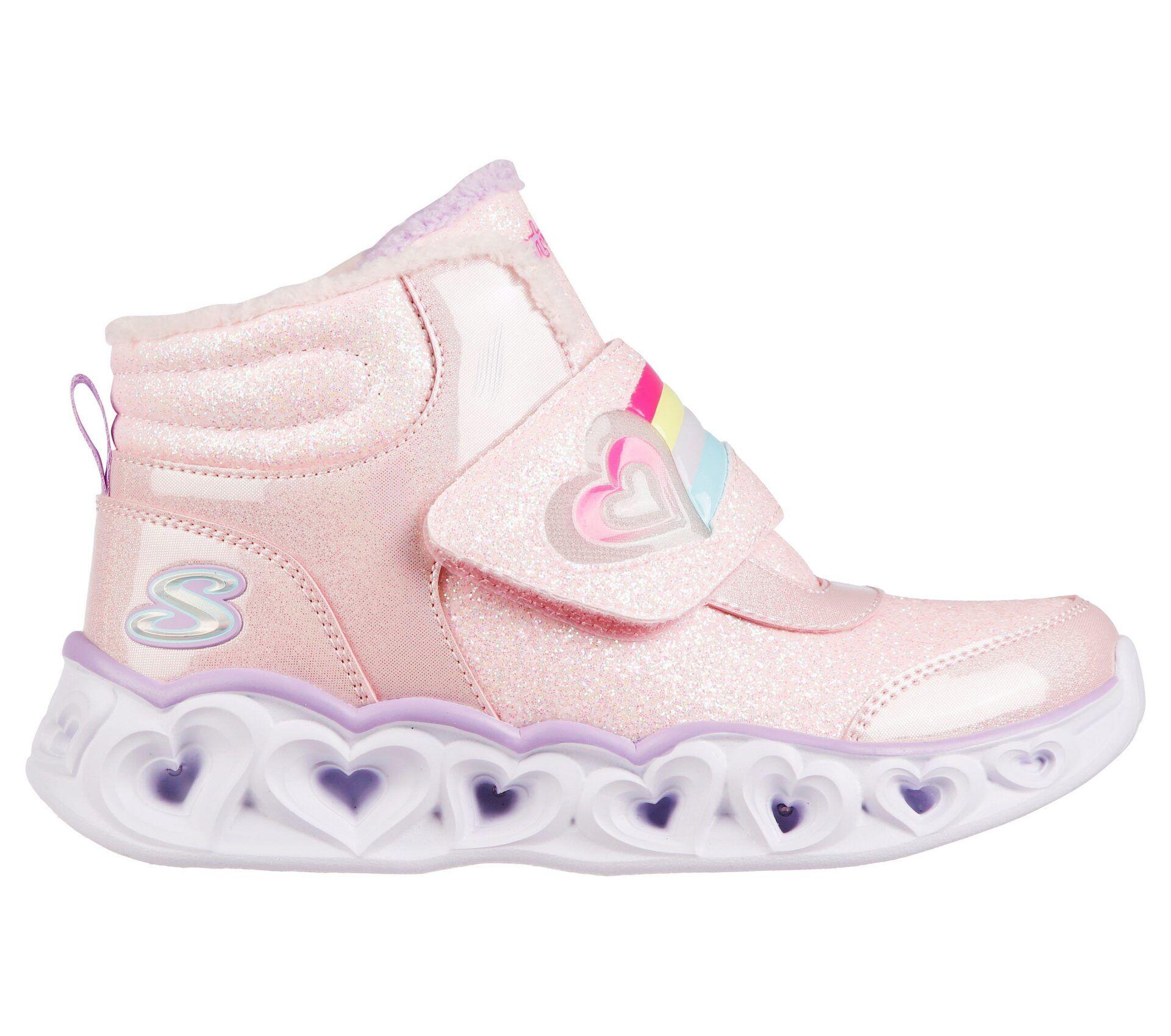 Botín Skechers Lights Heart Lights Brilliant Rainbow Niñas 302669L-PKLV-4