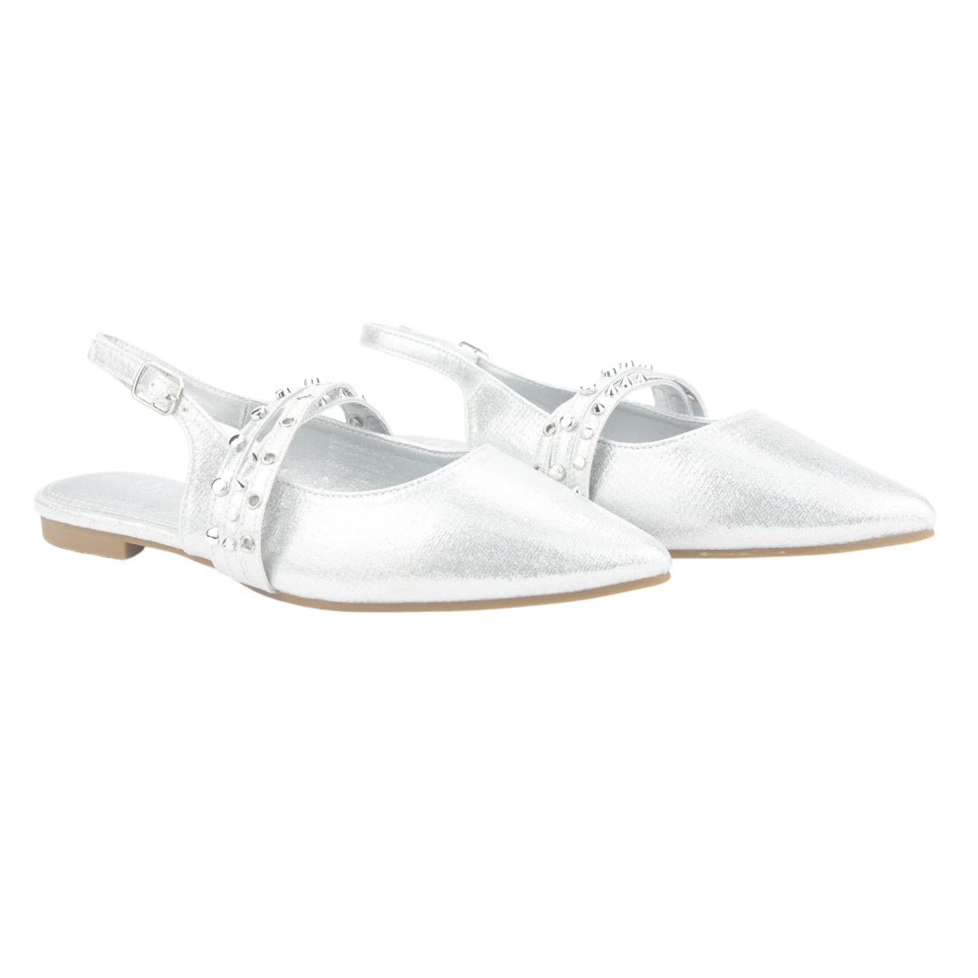 BALLERINAS CHALADA MUJER PLATEADO 5-MARIS-6-3