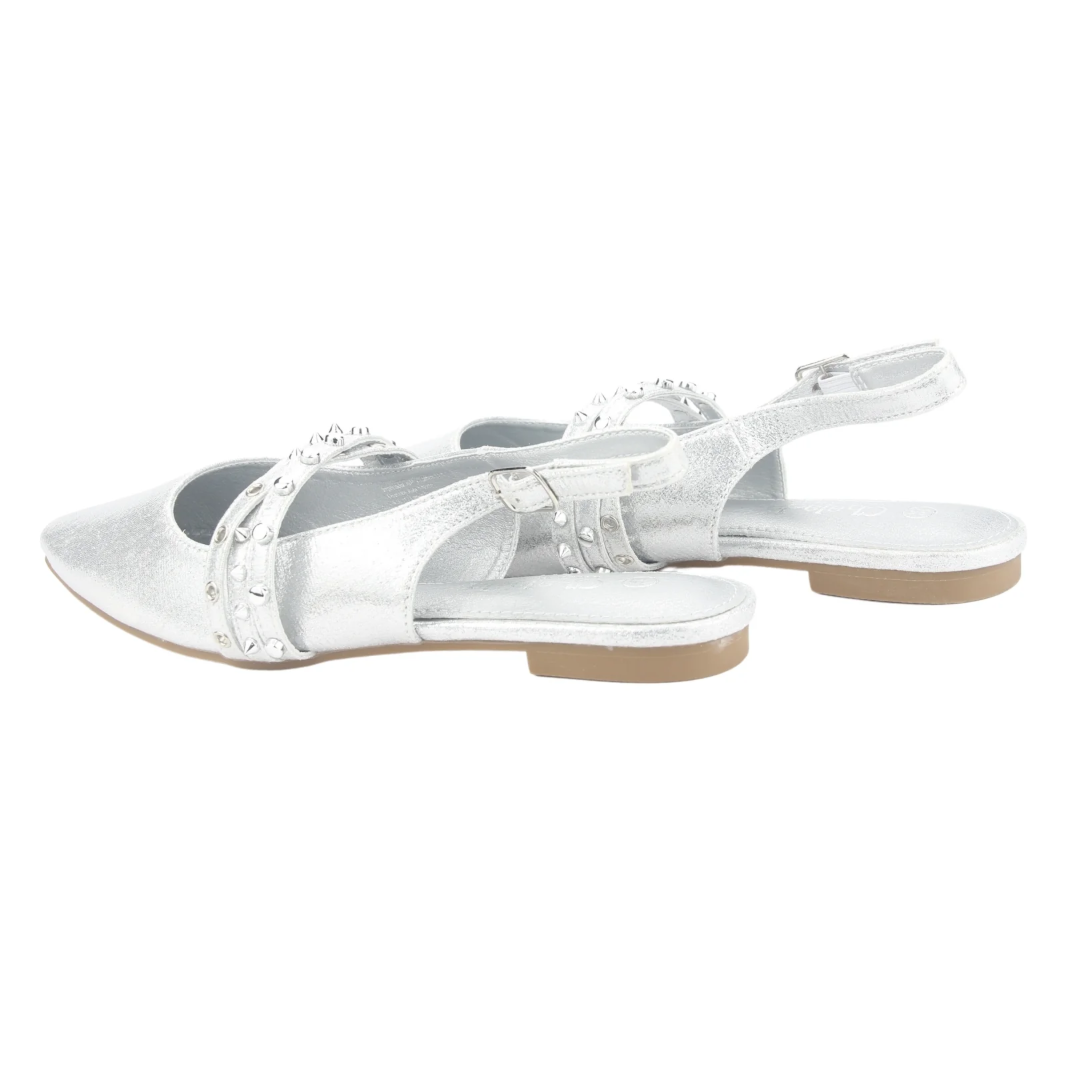 BALLERINAS CHALADA MUJER PLATEADO 5-MARIS-6-4