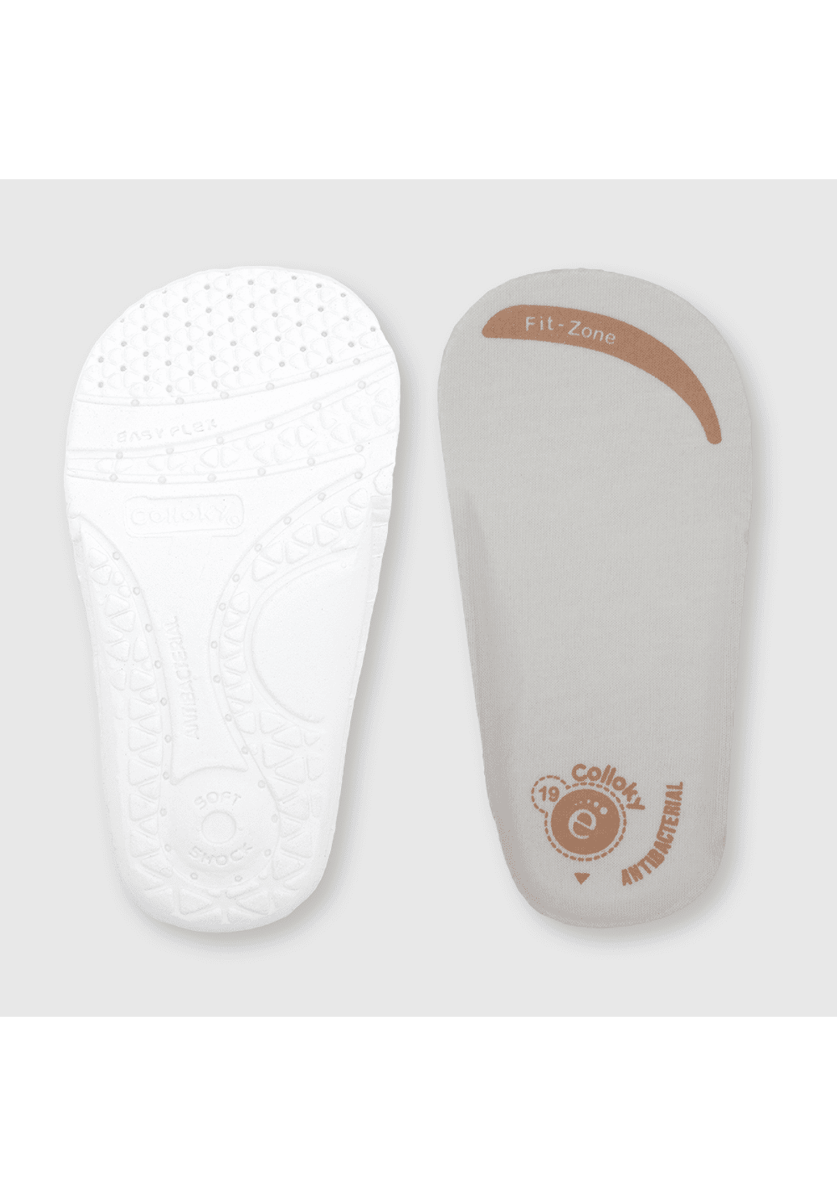 Gateador con corazones blanco Colloky (17 a 20) 220002-5