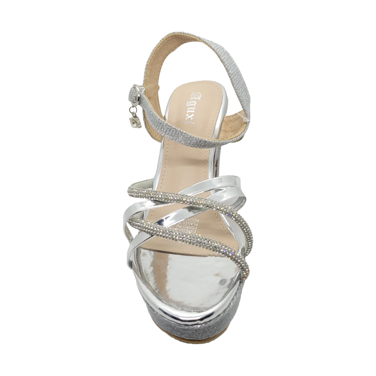 SANDALIAS DE FIESTA AGUXI SILVER 2083-1