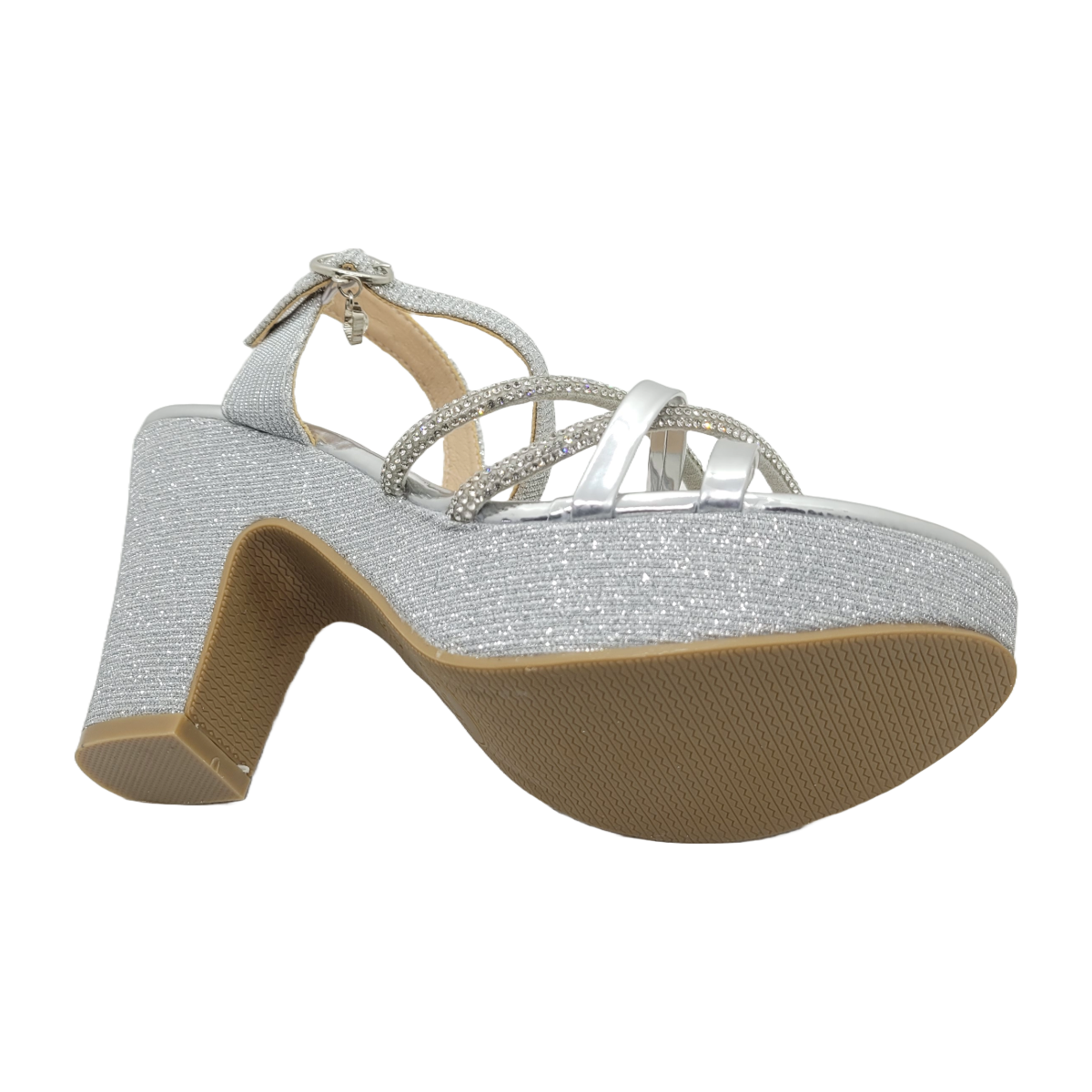 SANDALIAS DE FIESTA AGUXI SILVER 2083-3