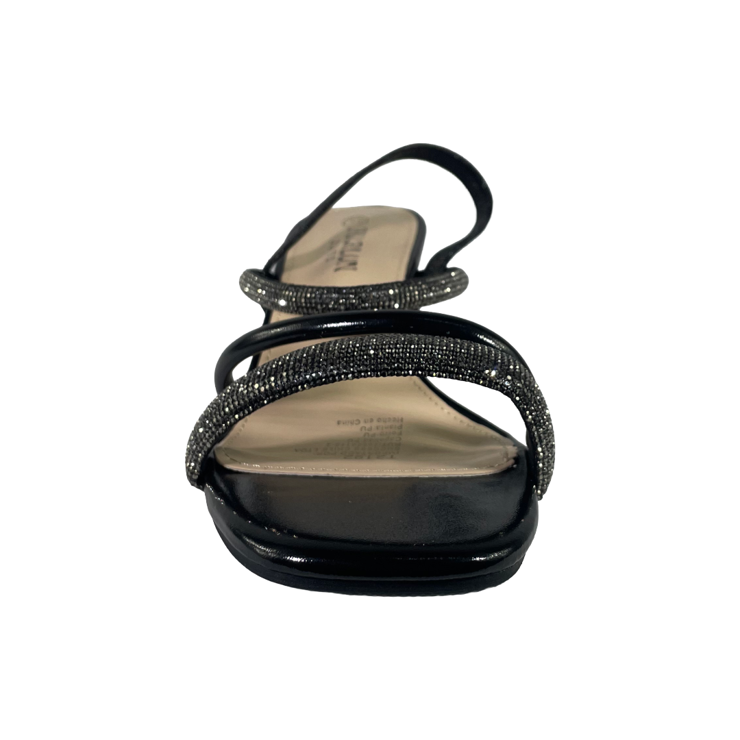 SANDALIAS DE FIESTA HUALUNAOTE NEGRO CASUAL MUJER T2192-3