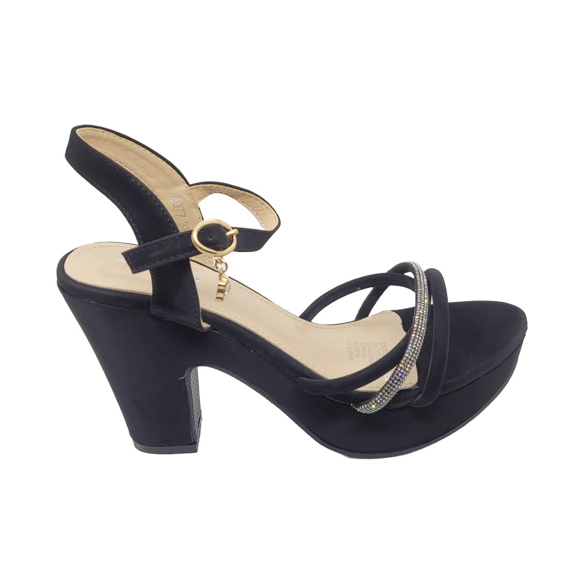 SANDALIAS DE FIESTA AGUXI BLACK 2077-0