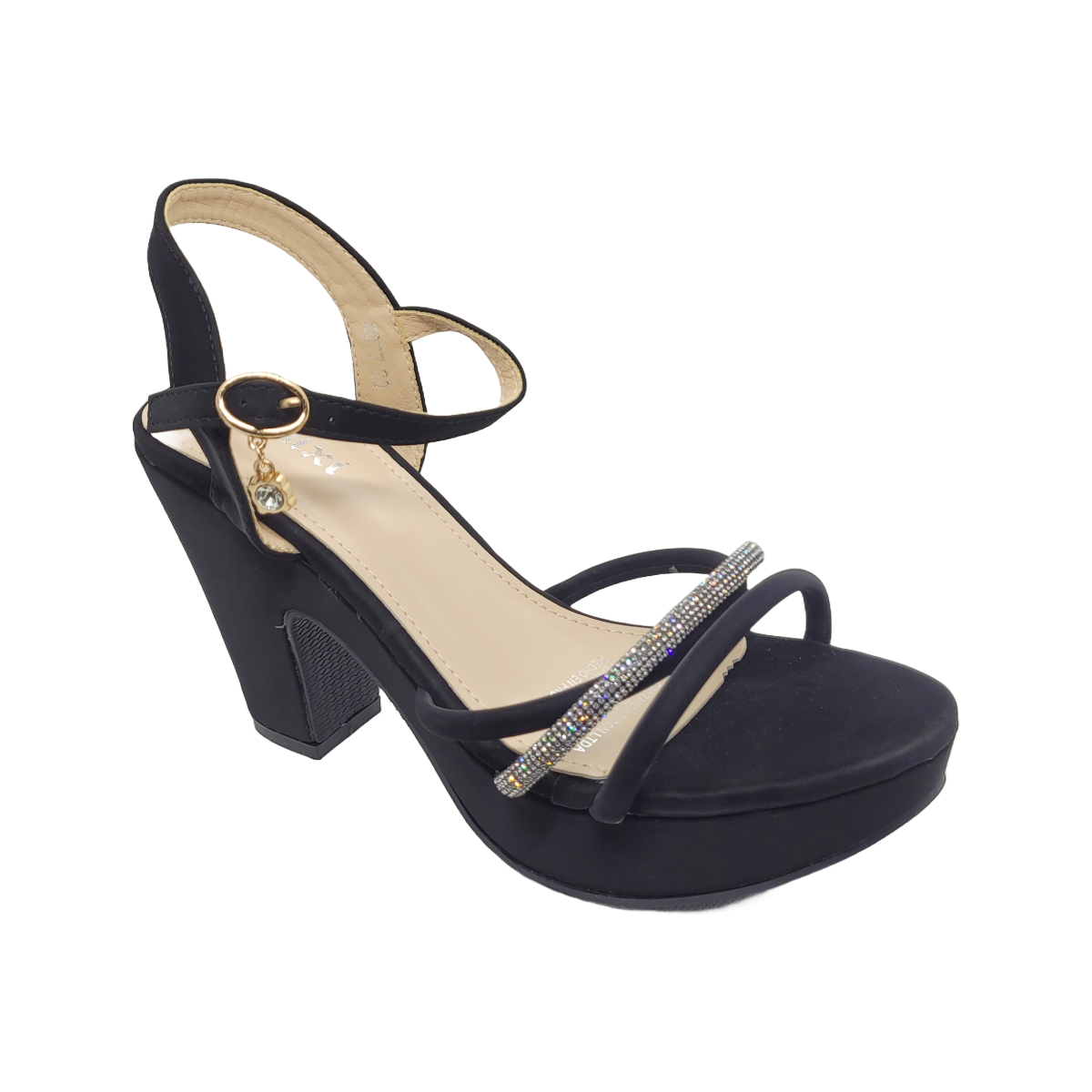 SANDALIAS DE FIESTA AGUXI BLACK 2077-1