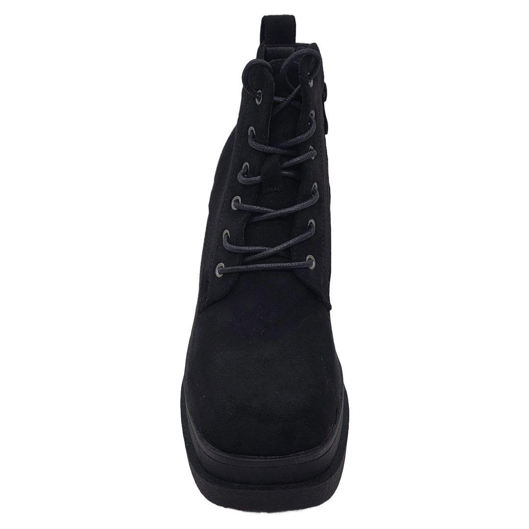 BOTINES BOTELI GAMUZA NEGRO | N07-1
