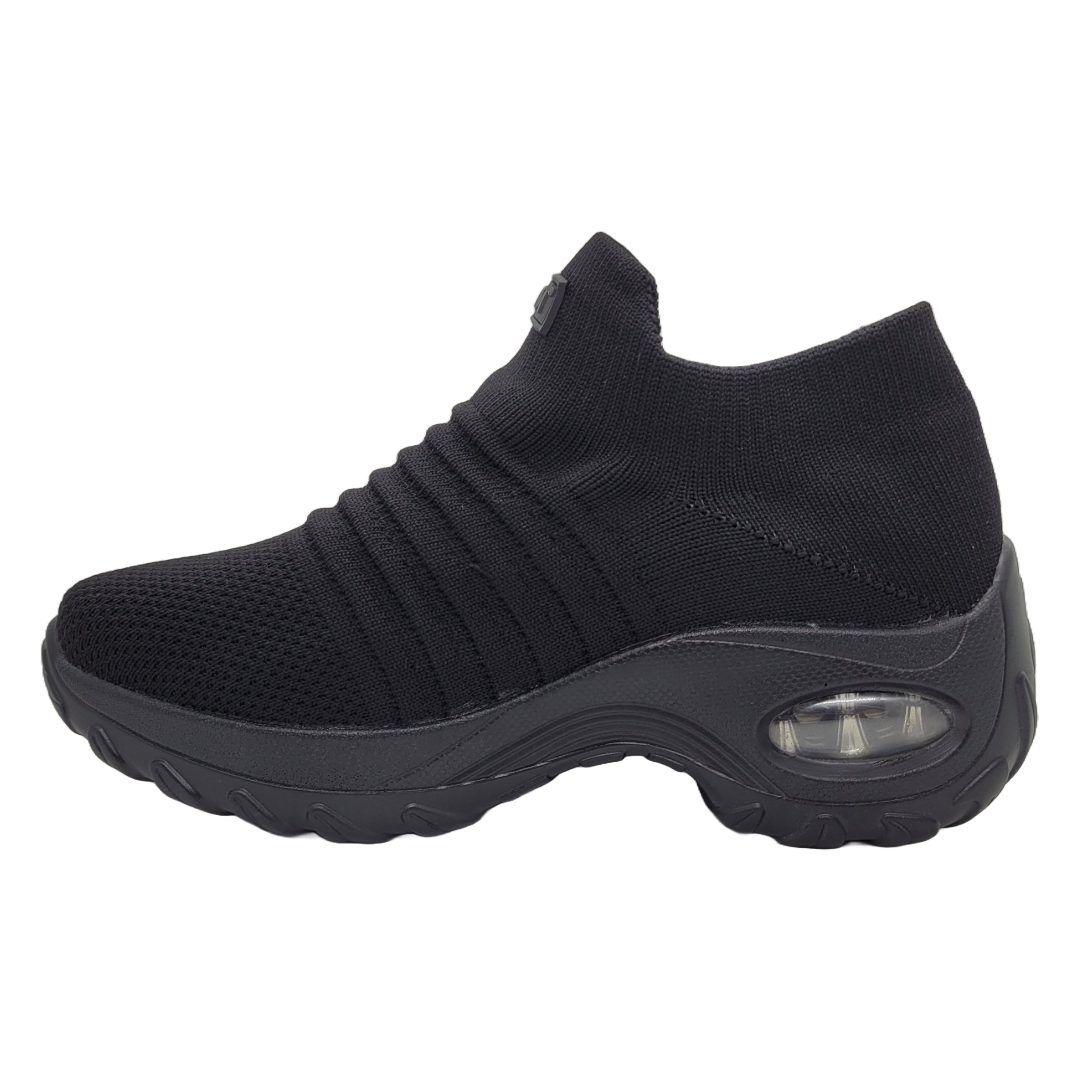 ZAPATILLAS WISDOM NEGRAS | W036-1