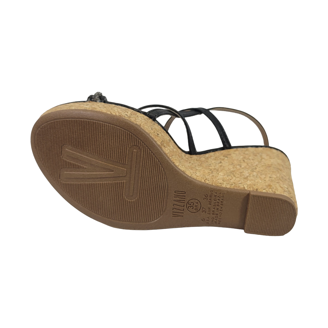 SANDALIAS VIZZANO NEGRO MUJER | 6283.2137.30453-43186-4