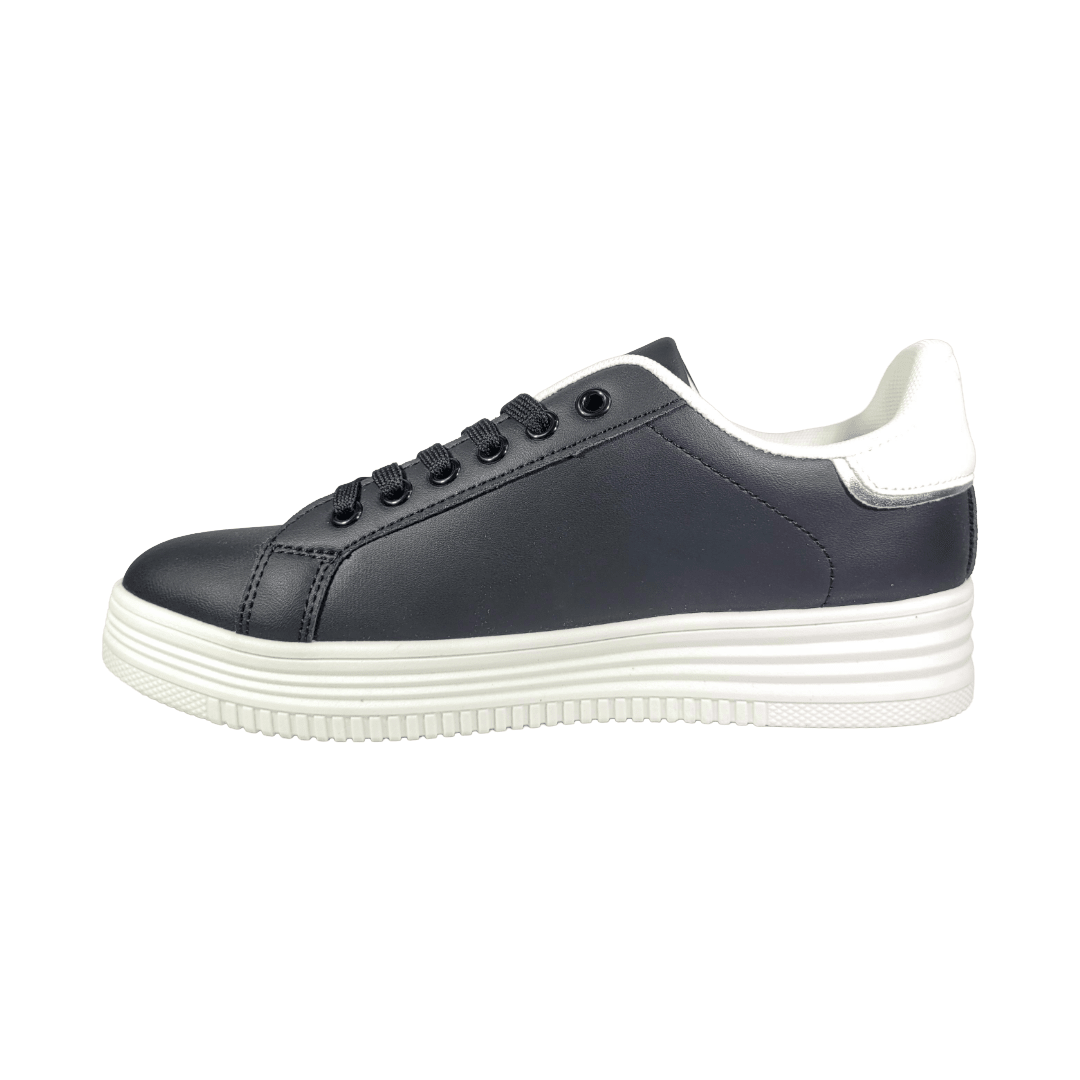 ZAPATILLAS URBANAS SKATER NEGRO MUJER | 772-0609-3