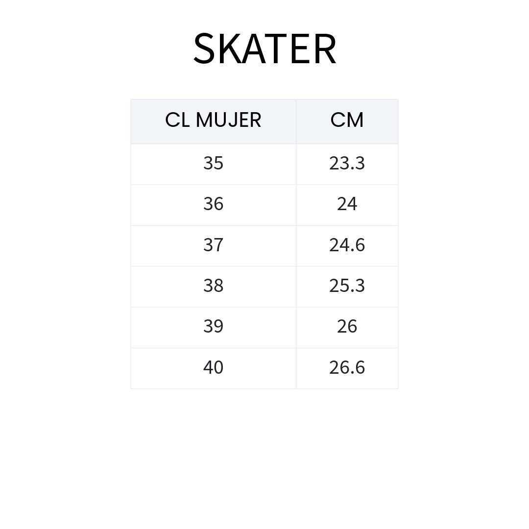 ZAPATILLAS URBANAS SKATER BLANCO MUJER | 772-0609-5