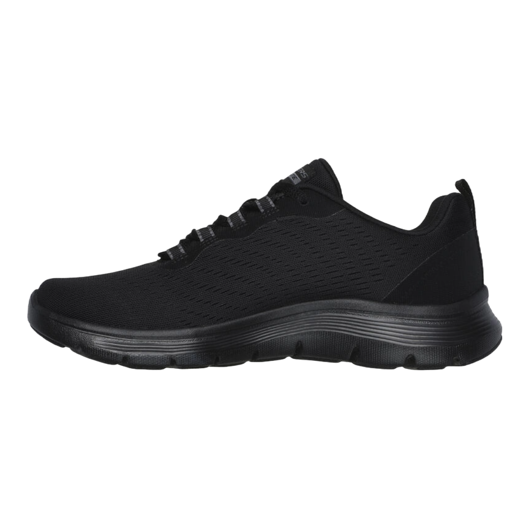 ZAPATILLAS SKECHERS FLEX APPEAL 5.0 NEGRAS (MUJER) | 150201-3