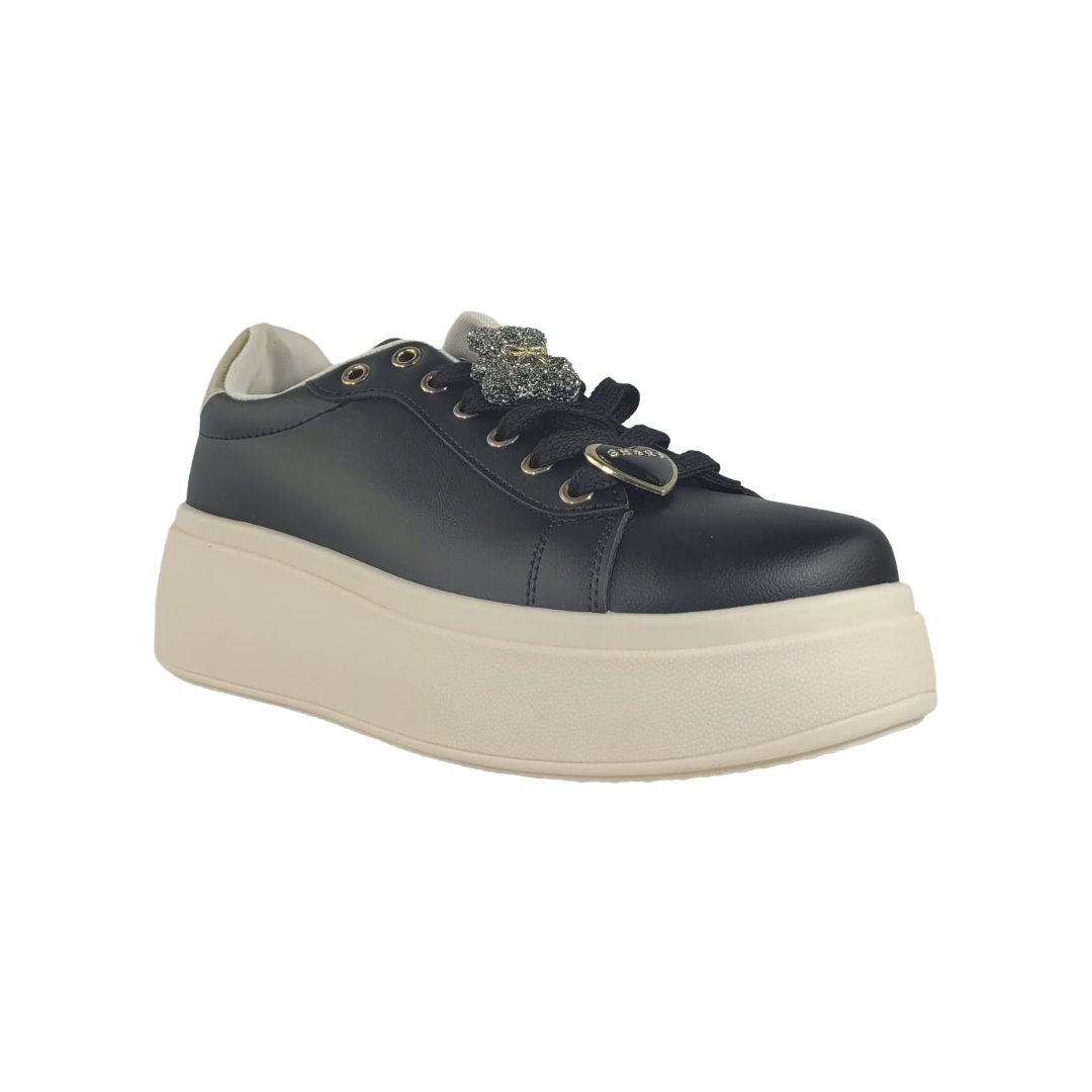 ZAPATILLAS URBANAS SONG YUN NEGRO CASUAL MUJER S408B1030-L-1
