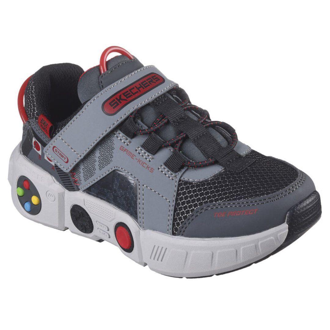 ZAPATILLAS SKECHERS GAMETRONIX NIÑOS 402260L-GYMT-0