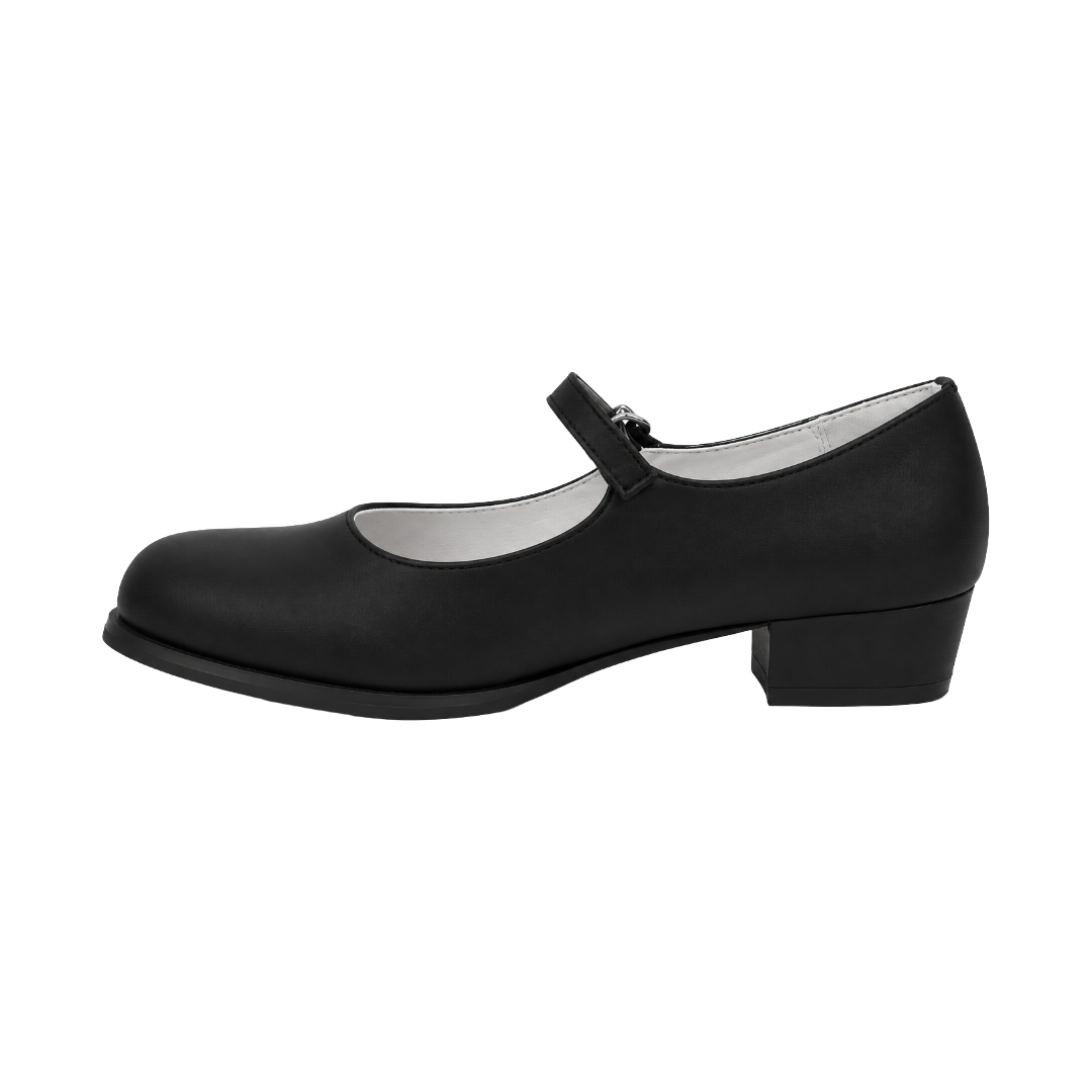 ZAPATOS DE CUECA ALQUIMIA NEGRO MATE TALLAS 22/25 INFANTIL | 3073-02/3-3