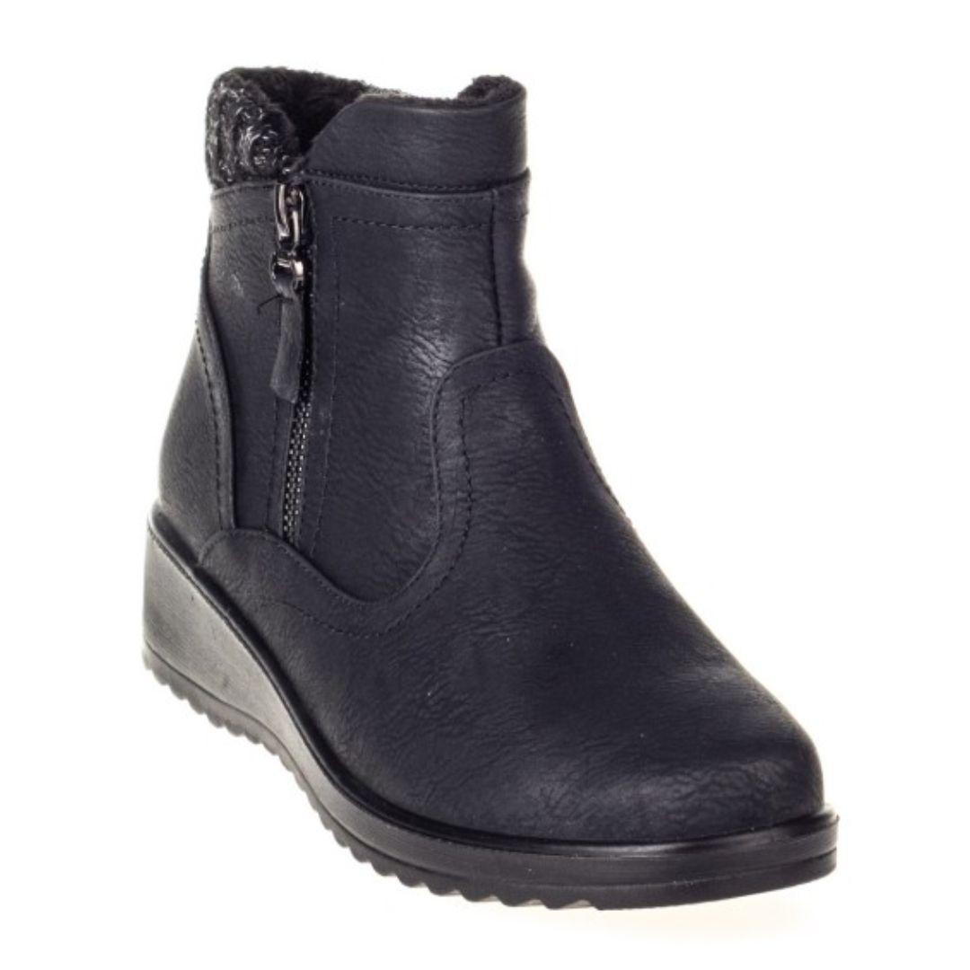 Botín New Walk Confort Mujer Negro ADP91104-90-0