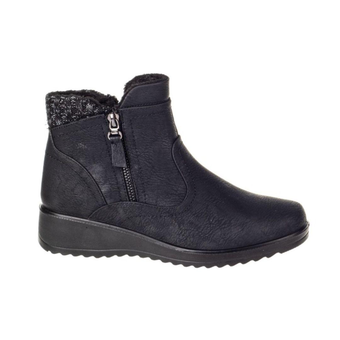 Botín New Walk Confort Mujer Negro ADP91104-90-1