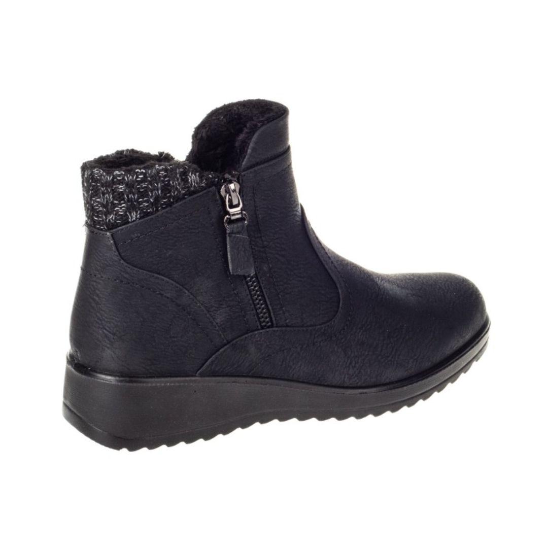 Botín New Walk Confort Mujer Negro ADP91104-90-2