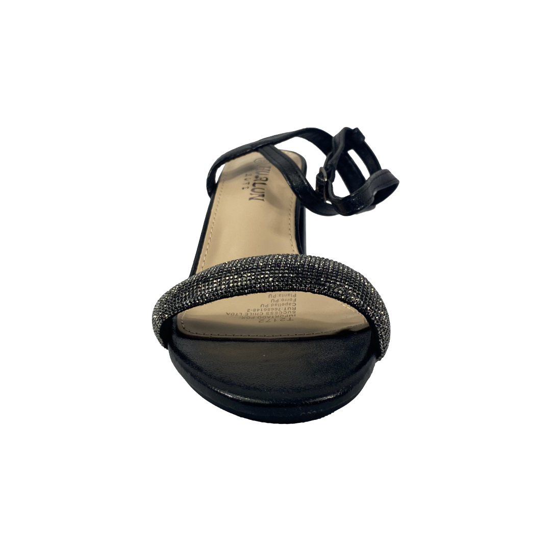 SANDALIAS DE FIESTA HUALUNAOTE NEGRO MUJER | T2172-2