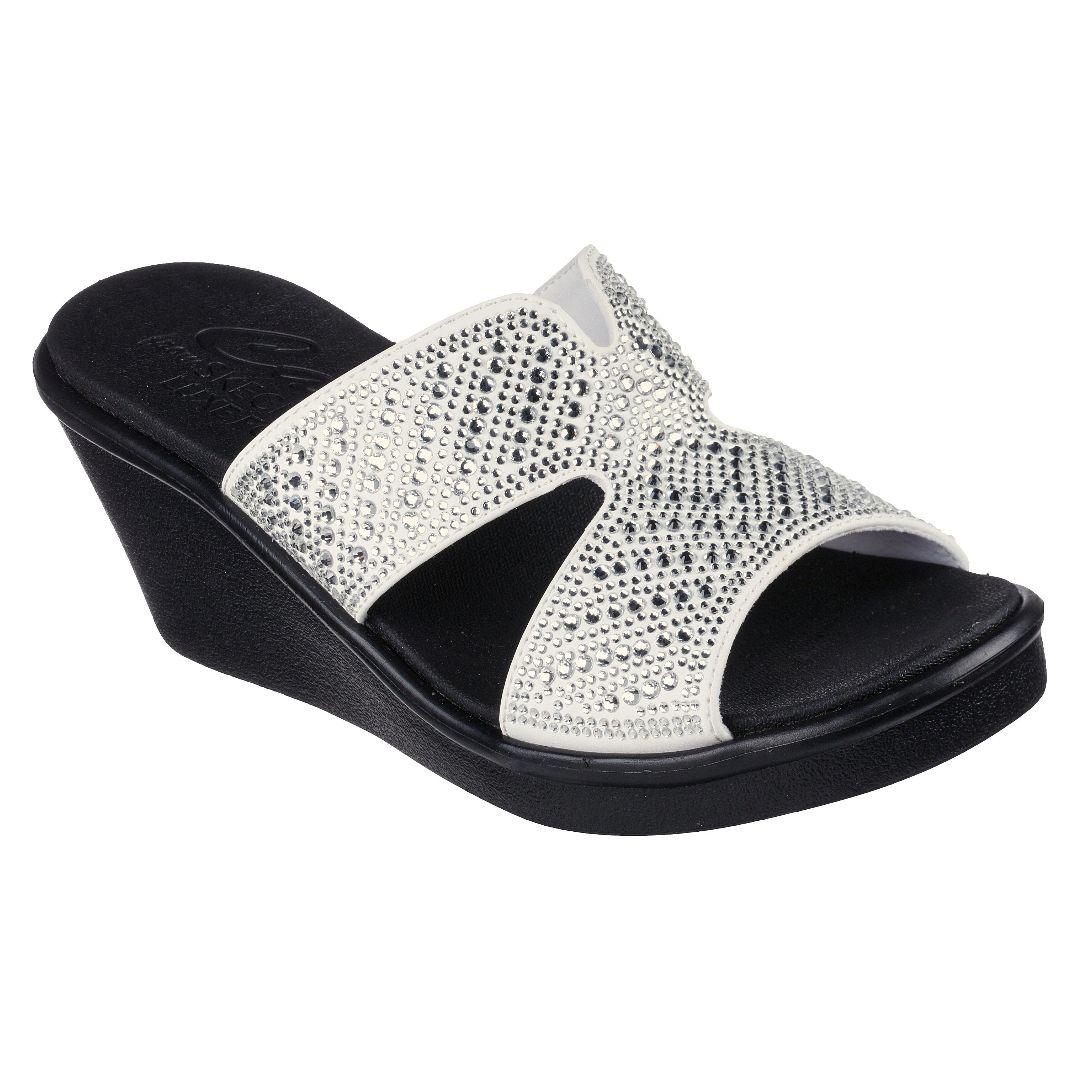 SANDALIAS SKECHERS RUMBLE ON TOO HAUTE 119261-WHT-0