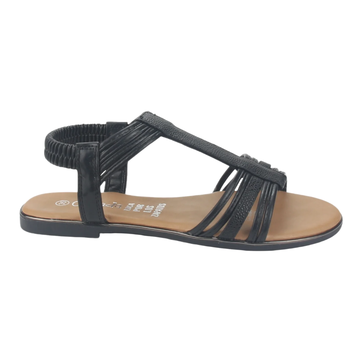 SANDALIAS CHALADA BLACK | 17-ALKI-1-0