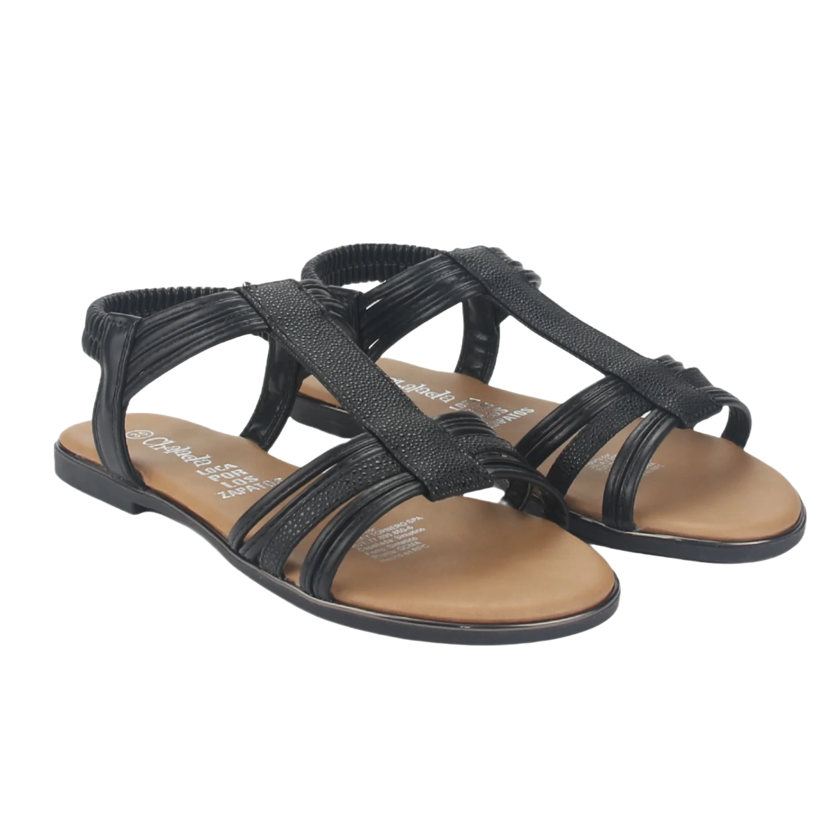 SANDALIAS CHALADA BLACK | 17-ALKI-1-2