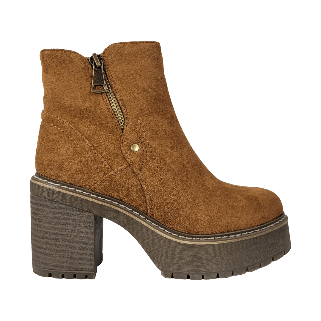 BOTINES STYLO CAMEL MUJER | ST23-5-0