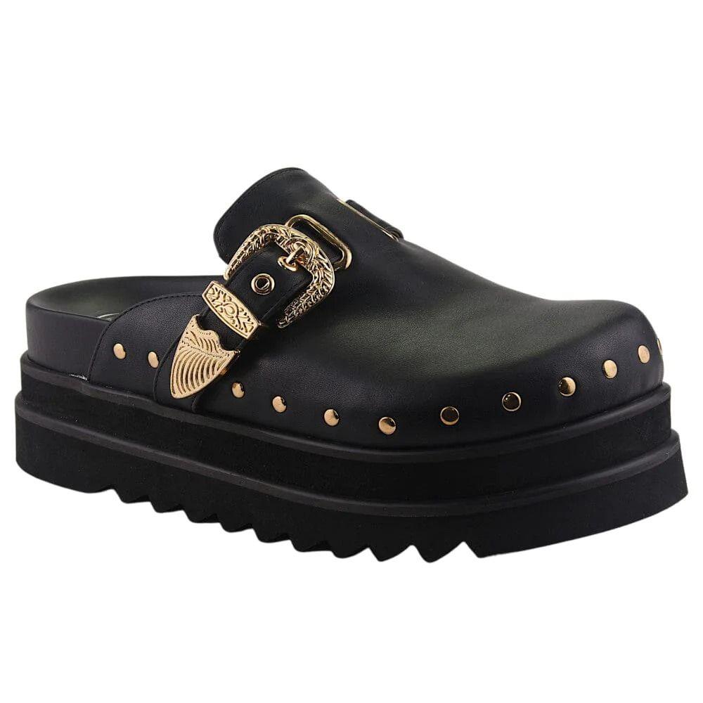 ZAPATO CHALADA MUJER NEGRO PLATAFORMA 45-VEX-1-0