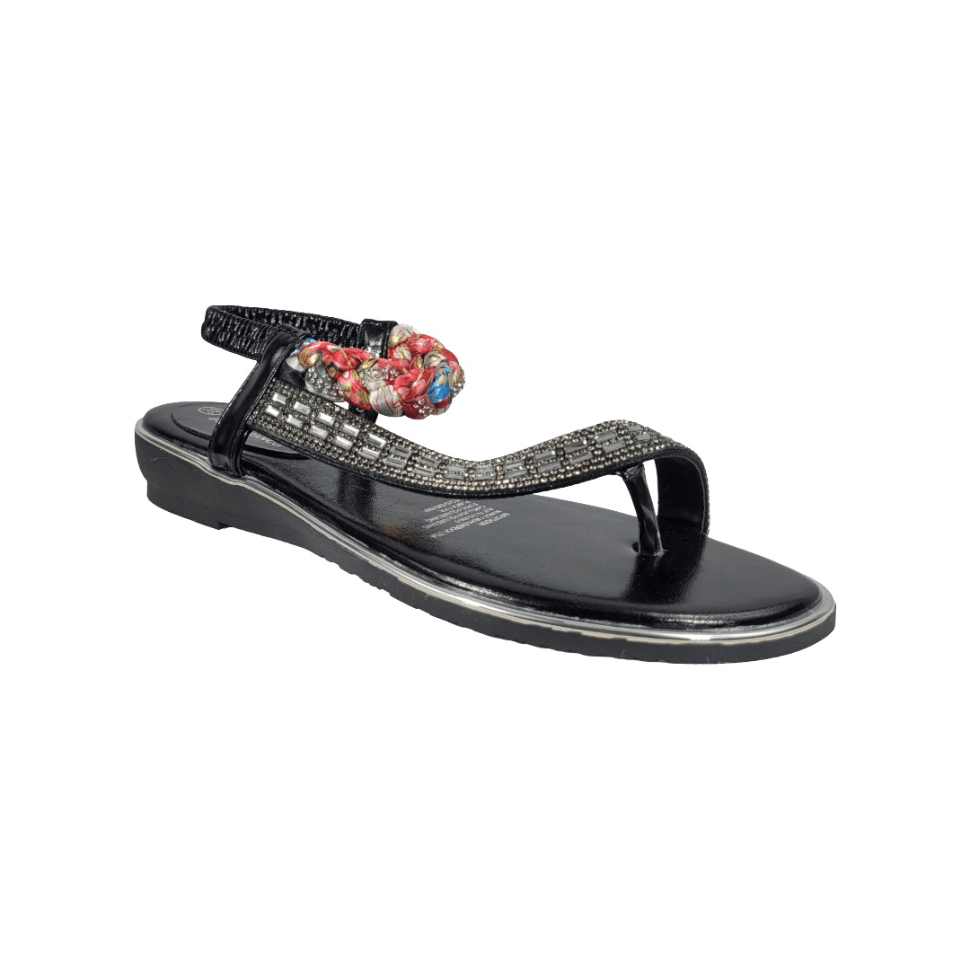 SANDALIAS BONNY FRANCO NEGRO CASUAL MUJER | 301-0037-1