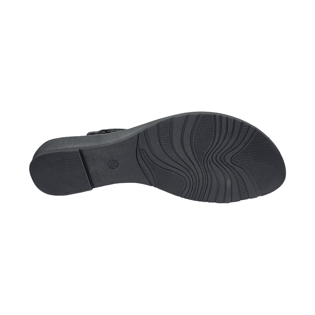 SANDALIAS BONNY FRANCO NEGRO CASUAL MUJER | 301-0037-4