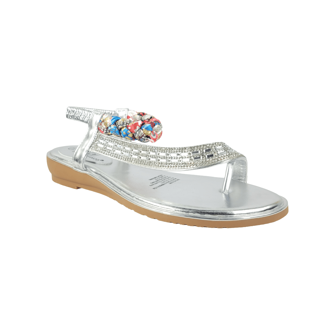 SANDALIAS BONNY FRANCO PLATEADO MUJER | 301-0037-1
