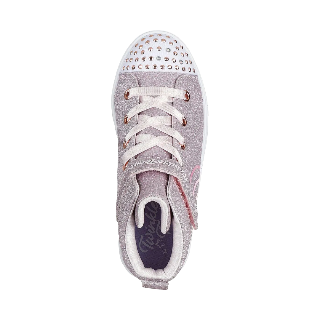 ZAPATILLAS URBANAS SKECHERS HEART STEPS GLOW INFANTIL | 314623L-RSGD-2