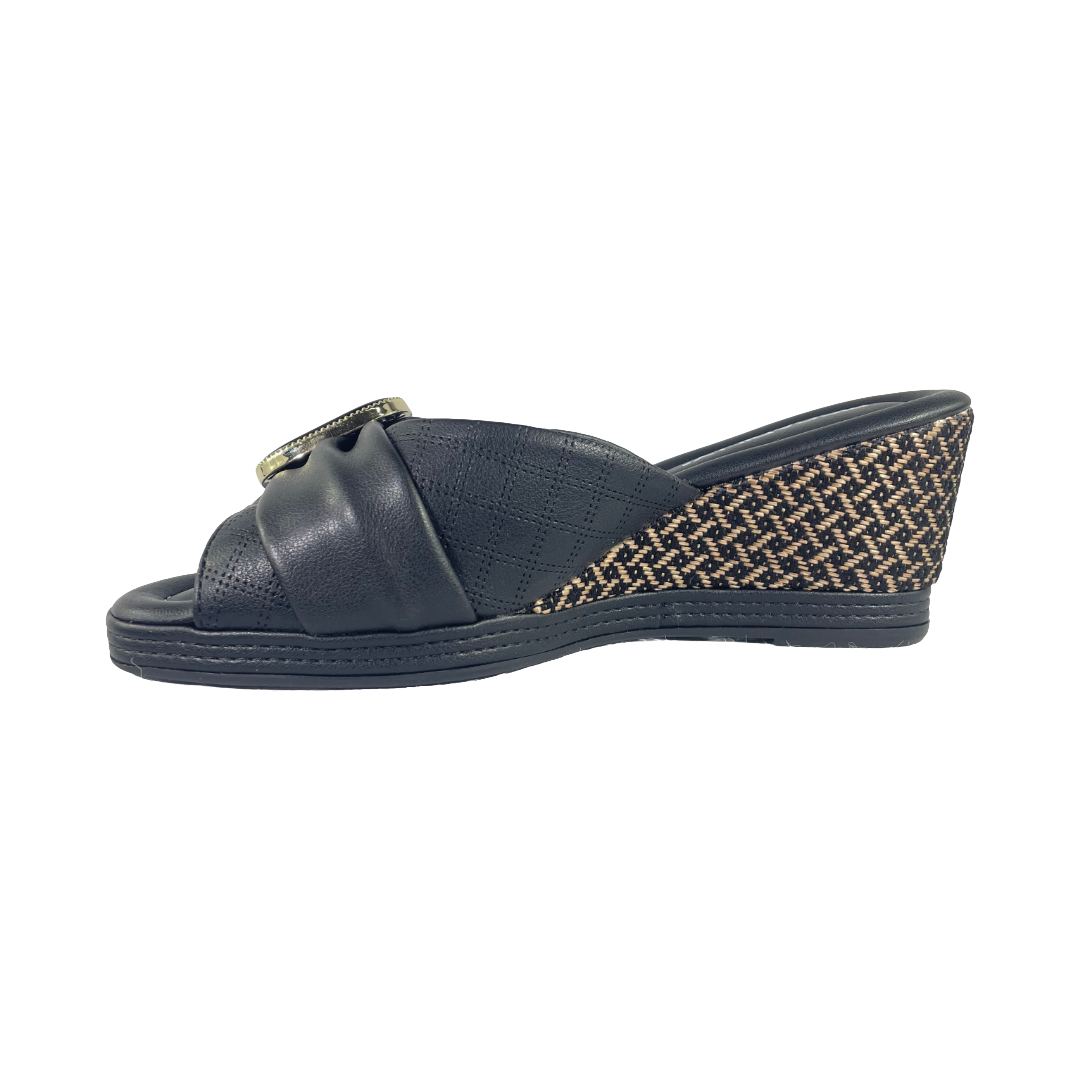 SANDALIAS PICCADILLY NEGRO CASUAL MUJER VU4699T-3