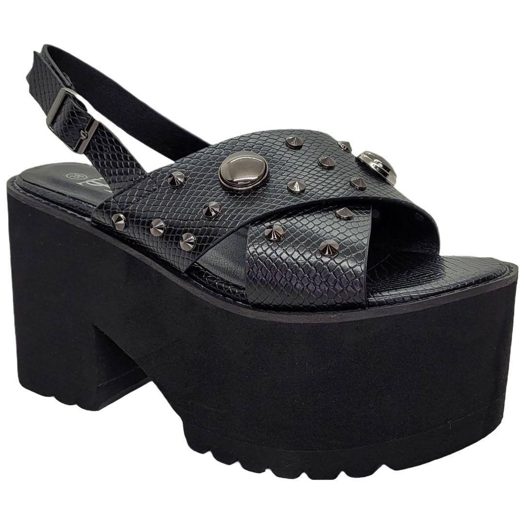 Sandalia Stylo Negro Mujer ST2334-0