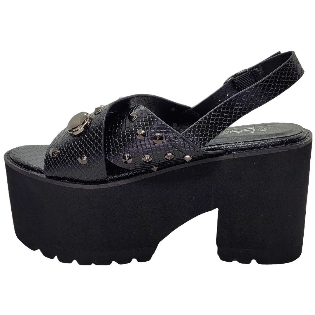 Sandalia Stylo Negro Mujer ST2334-1