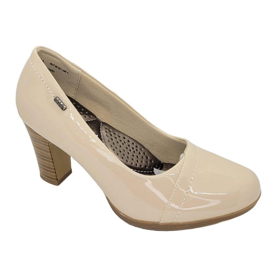 ZAPATOS ALQUIMIA BEIGE CHAROL 3390-0