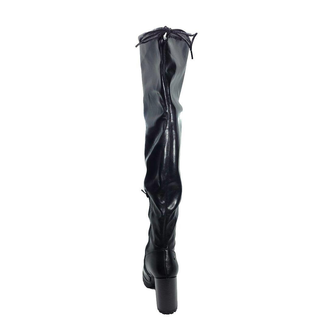 BOTAS BOTELI DE CUERO NEGRAS R72-1-2