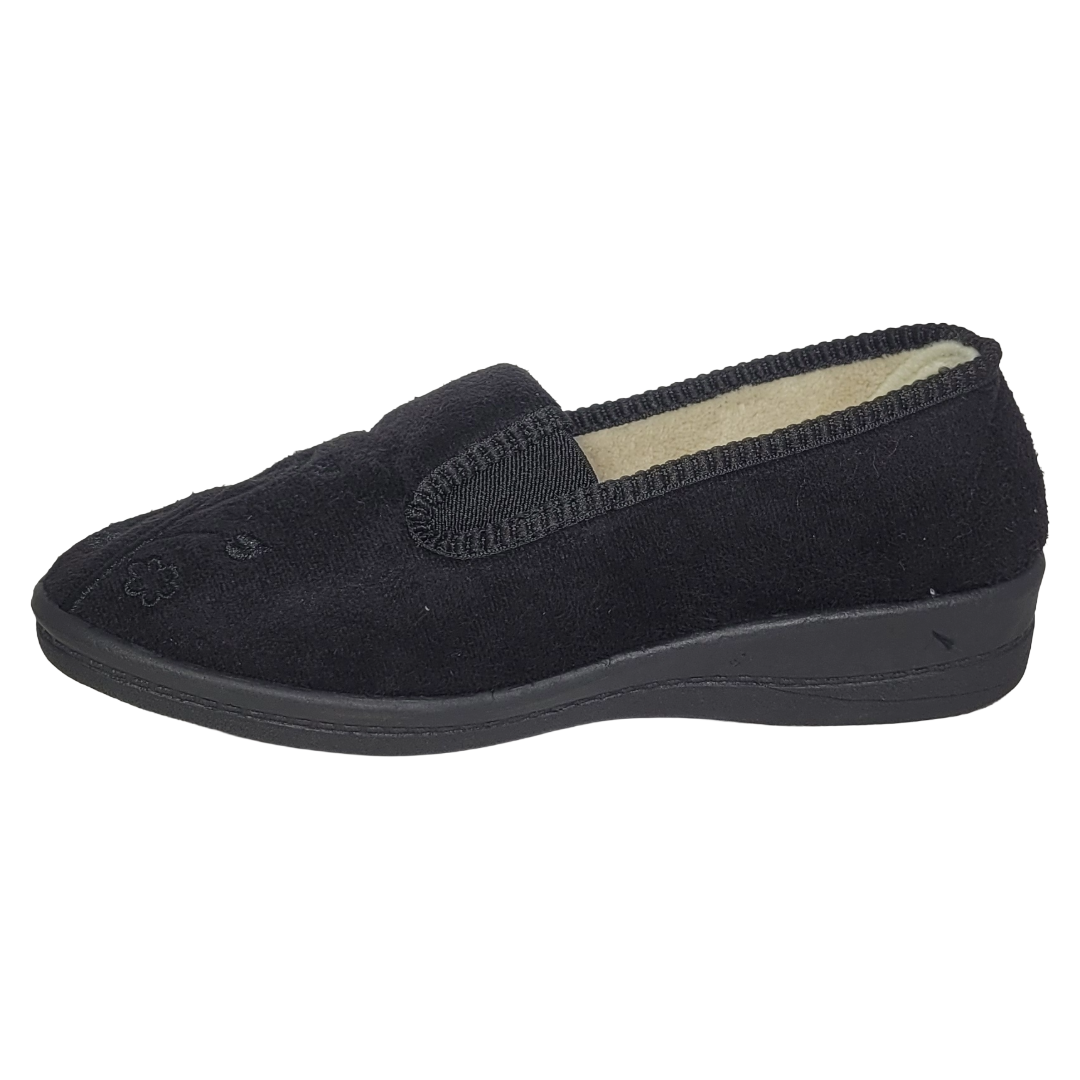 ZAPATOS DE DESCANSO PASSER BLACK MUJER 629-02-2