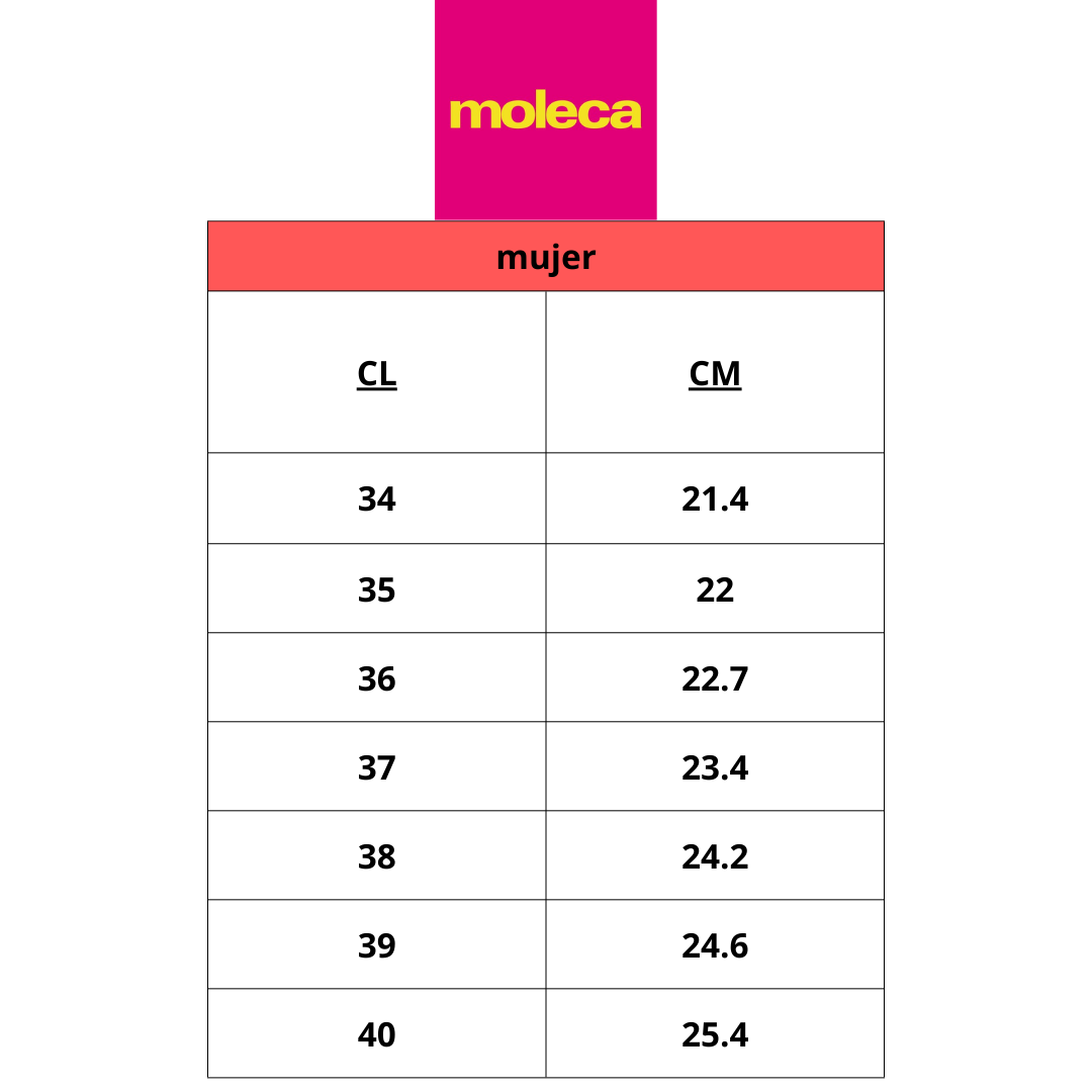 BALLERINAS MOLECA CASUALES MUJER | 5821.103.7800-15758-5