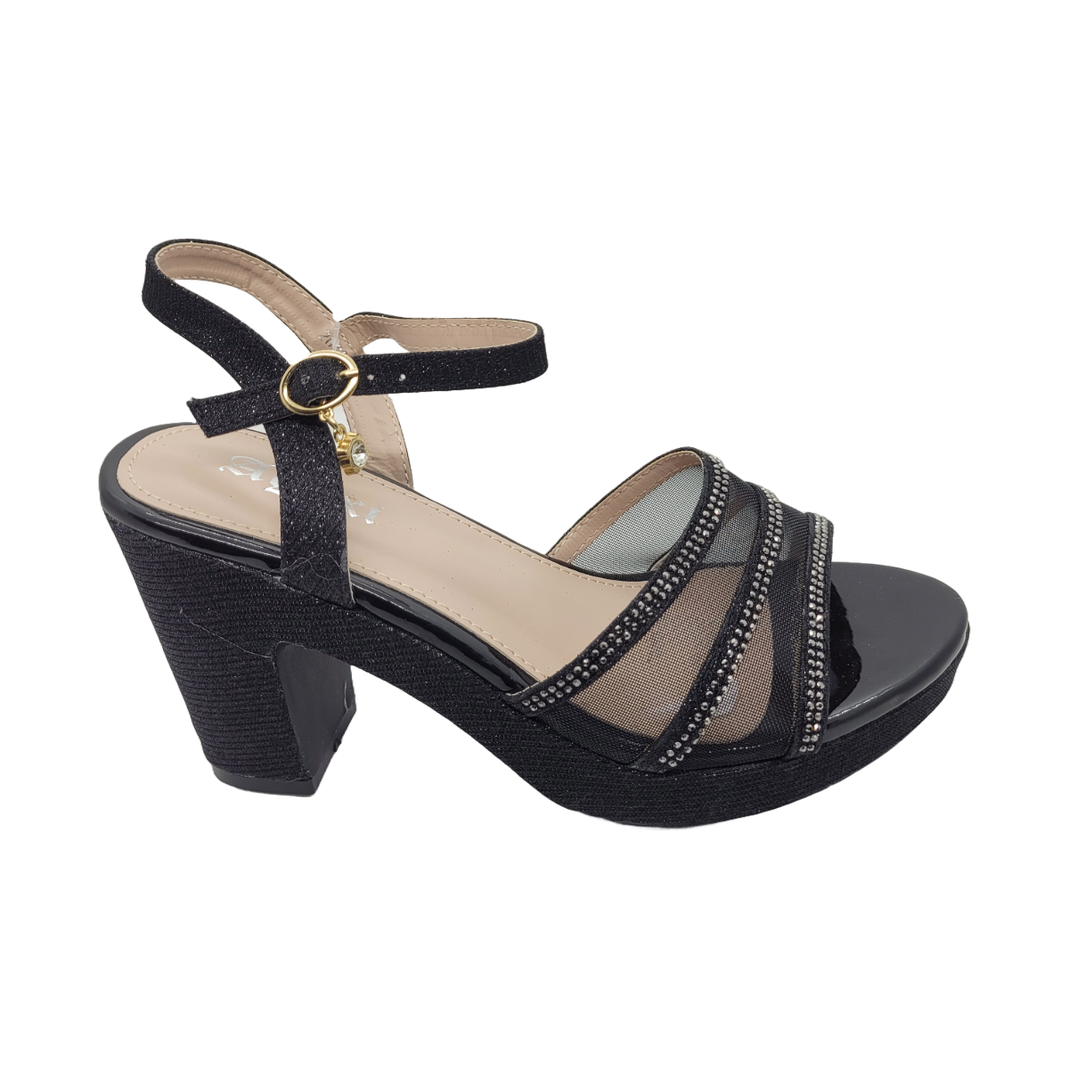 SANDALIAS DE FIESTA AGUXI BLACK 2062-0