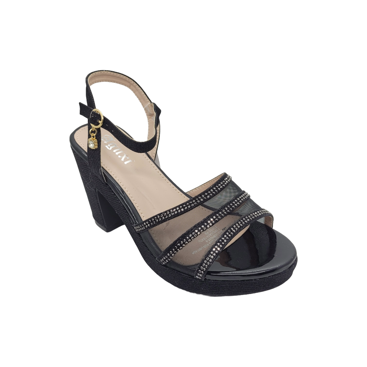 SANDALIAS DE FIESTA AGUXI BLACK 2062-1