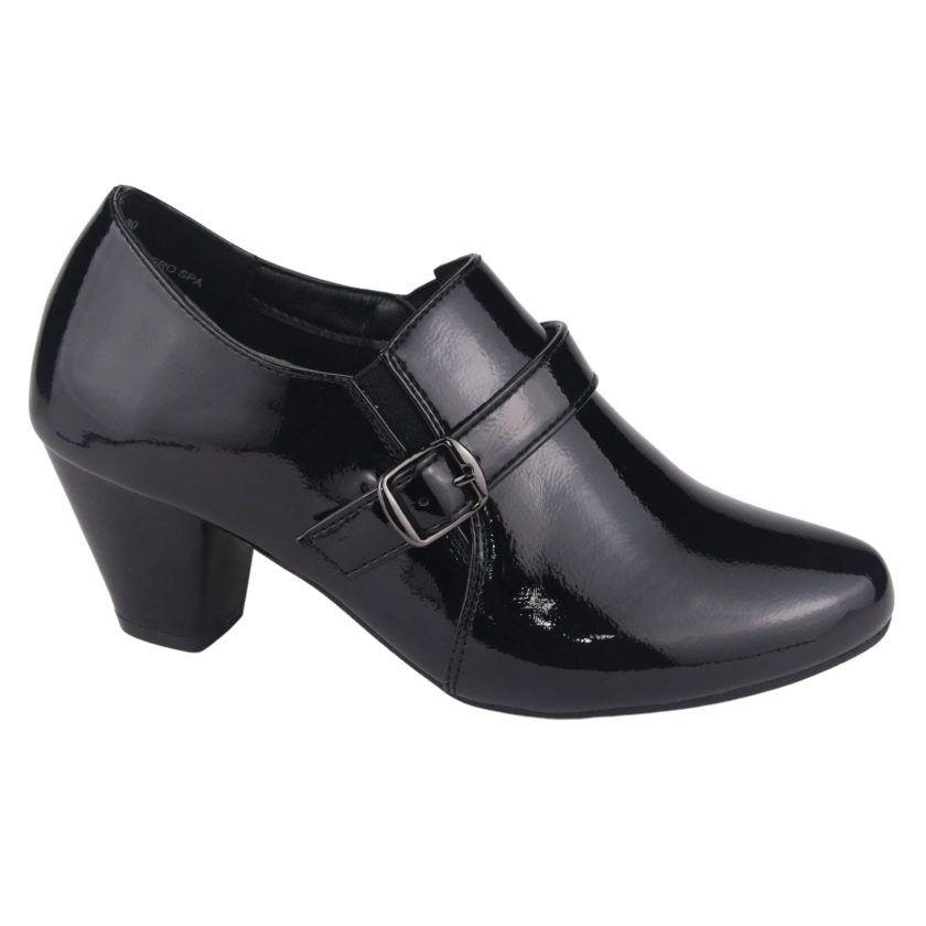 ZAPATOS CHALADA NEGRO CHAROL 7-TAP-30-0