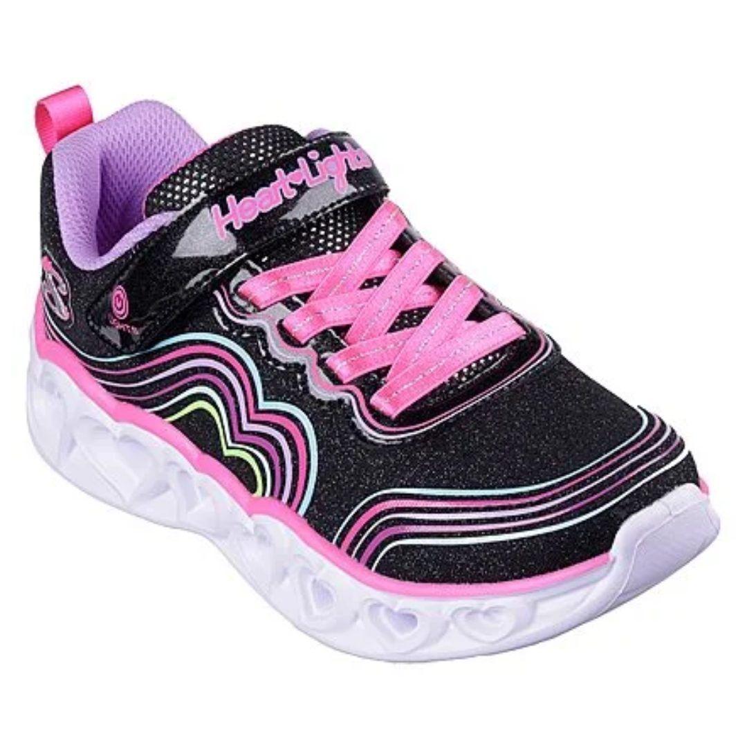 ZAPATILLAS SKECHERS GIRLS’ HEART LIGHTS 302689L-BKMT-0