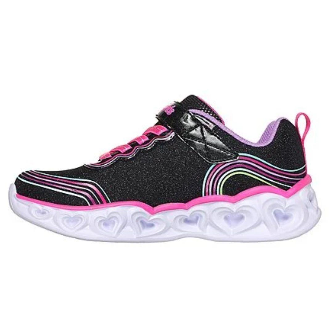 ZAPATILLAS SKECHERS GIRLS’ HEART LIGHTS 302689L-BKMT-1